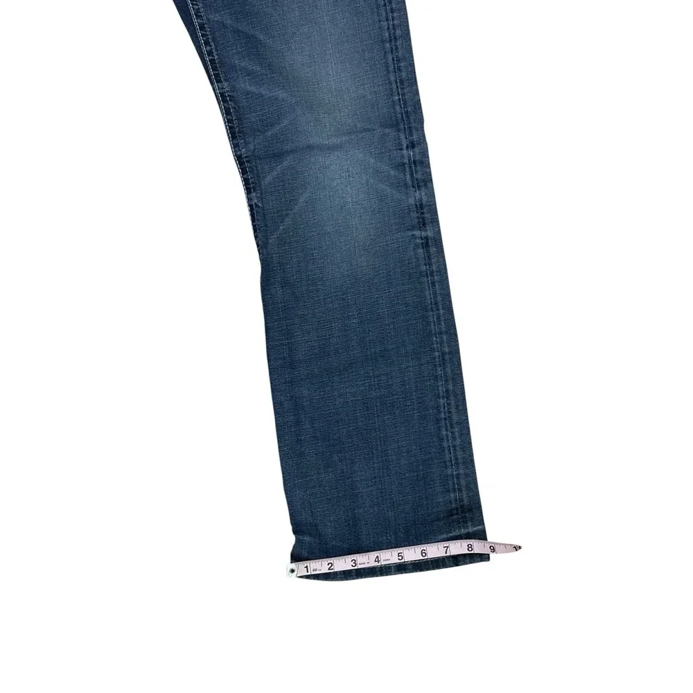Buckle Bke Jeans men's 33x31 Blue Denim Carter Boot bootcut Distressed Y2k